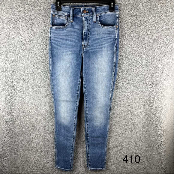 Madewell Denim - Madewell Women’s Curvy Roadtripper Skinny Medium Wash High-rise Jeans Size 26 T